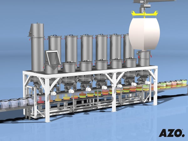 AZO Componenter Step for automatic weighing