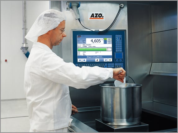 AZO ManDos computer-assisted manual dosing station