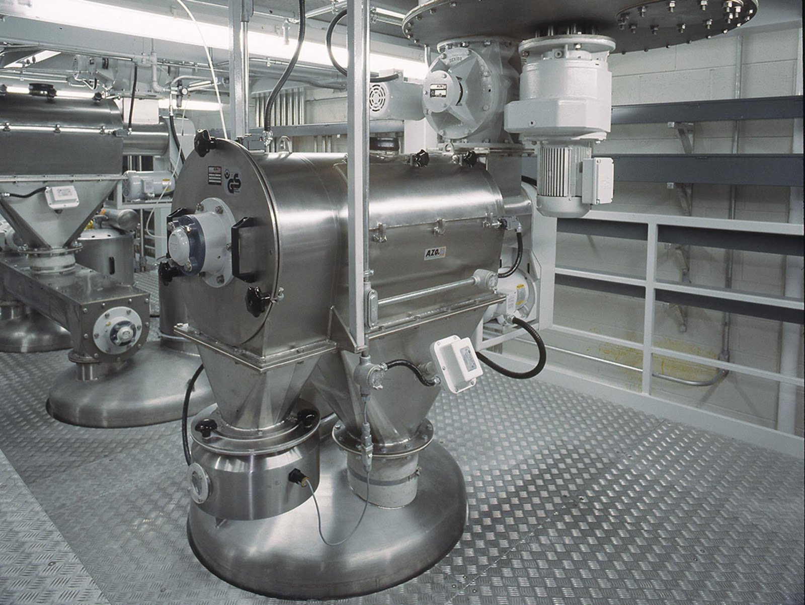 A cyclone screener, capable of conditioning material, from AZO